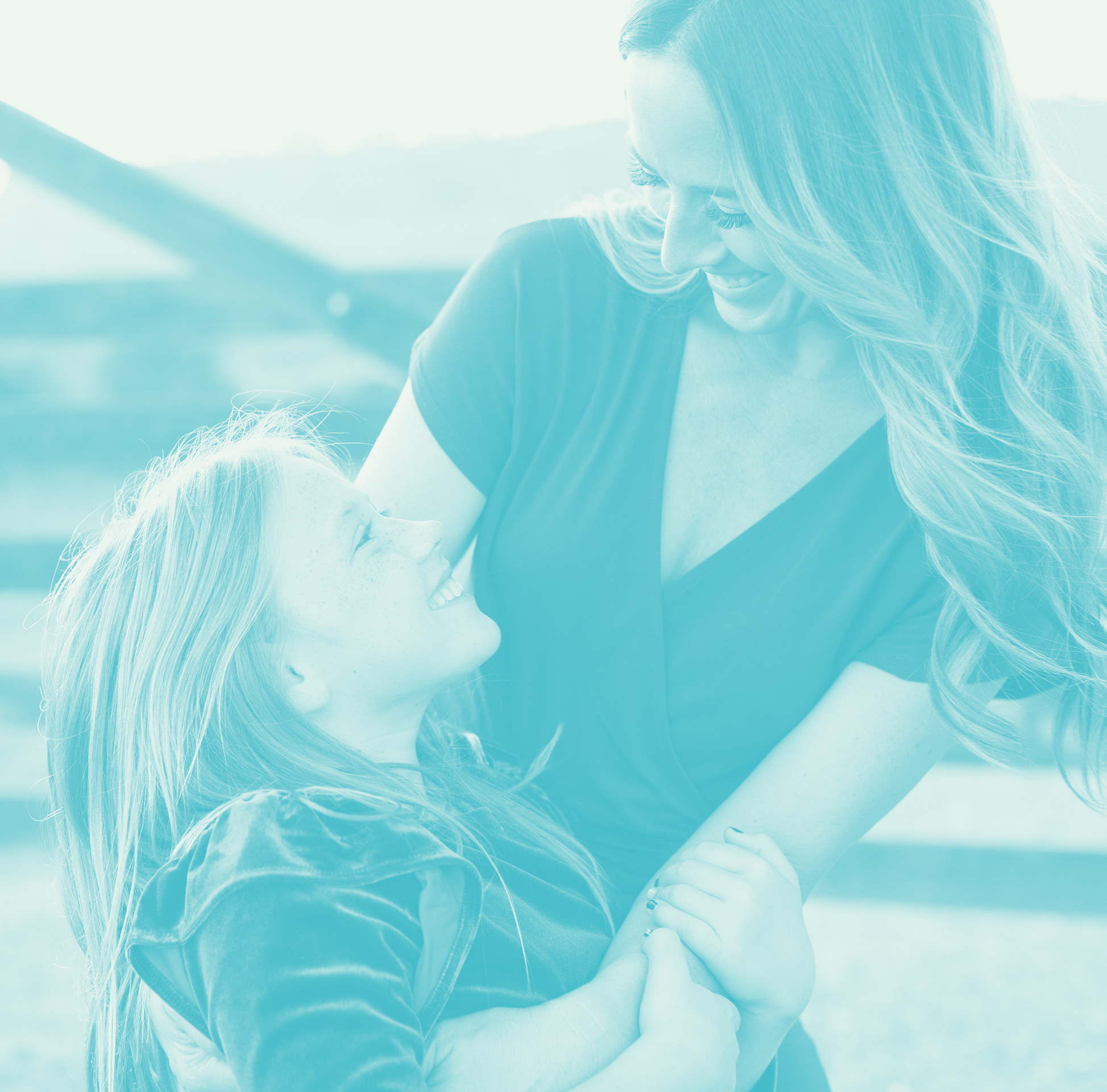 Alicia Scrimger and daughter