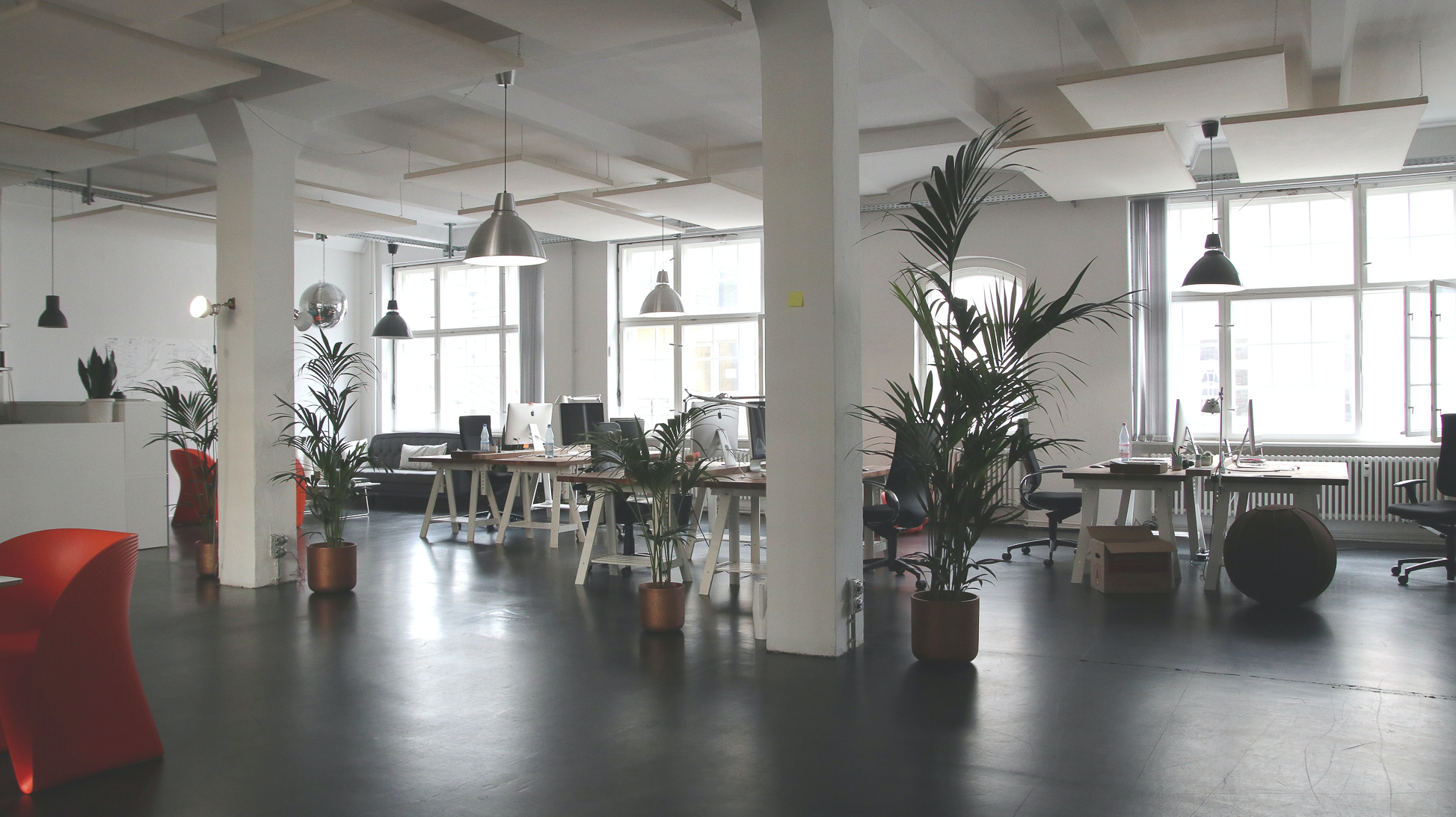 an empty office